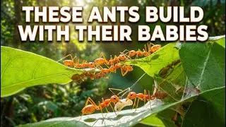These Ants Build With Their Babies