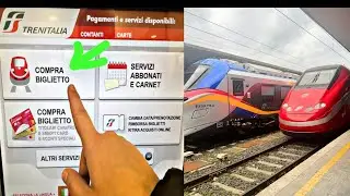 كيف أحجز تذكرة قطار 🚇 بإيطاليا🇮🇹
