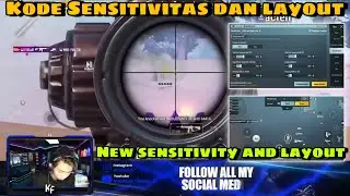 SENSITIVITAS EVOS KF TERBARU 2022 + LAYOUT EVOS KF TERBARU | SENSITIVITAS PUBG MOBILE TERBAIK