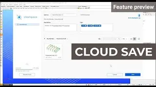 Save your models to the cloud easily with Consteel 15 - Feature preview