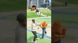 Que Protagonista Aguanta m&aacute;s Golpes en GTA 5 👊⁉️#gta5 #gtav #shorts