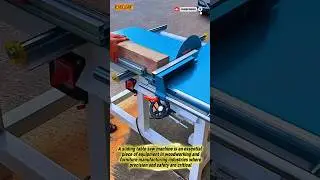 Пильный станок с подвижным столом в работе #инновации #технологии