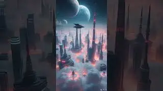 The Neon Skyline of a Futuristic Floating City#FloatingCity #FuturisticCity #NeonSkyline #ai #aiart
