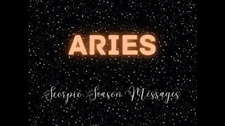 🔥ARIES💫: ACCOUNTABILITY & Moving with Integrity🌞 (Messages for Scorpio Szn)