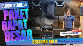 Paket RAPAT BESAR BRB-7 Sound System Meeting Speaker Pasif Merek PEAVEY + AUDERPRO Original