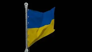 Peaceful Ukraine Flag Animation in 4K | Ukraine