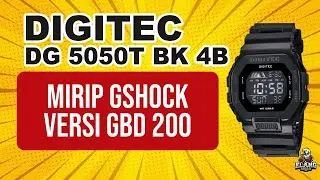 DIGITEC DG-5050T BK 4B : JAM TANGAN DIGITEC MIRIP GSHOCK BERSI GBD 200 TERBARU (2025)
