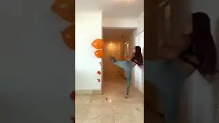 Balloon Kicking Challenge | Best Female Martial Arts