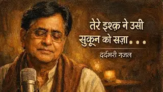 मैंने माँगा था फ़क़त थोड़ा-सा सुकून कभी | एक दर्दभरी ग़ज़ल | Urdu Hindi Ghazal