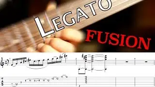 Fusion Jazz Rock  | Legato Lick | GUITAR LESSON TV