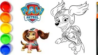 Paw Patrol Coloring Book Page Liberty - Liberty Coloring Page  Paw Patrol The Movie