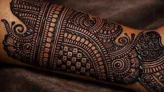 New Arabic Mehndi Design||Very Easy Stylish Front Hand Mehndi Design||Mehndi Design Simple||Mehndi