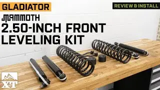 Jeep Gladiator JT Jeep Licensed by Mammoth 2.50-Inch Front Leveling Kit Review & Install