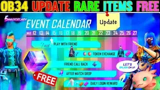 OB34 UPDATE FREE REWARDS #shorts para SAMSUNG,A3A5,A6,A7,J2,J5,J7,S5,S6,57,S9 #freefire