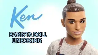 Barista Ken Doll Unboxing (Barbie Ken Career Dolls)