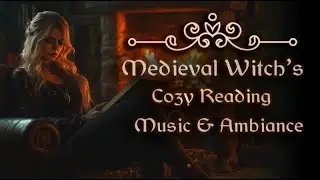 📚 Medieval Cozy Reading  📚 | 🔥 Medieval Castle Fireplace 🔥 | Music & Ambience