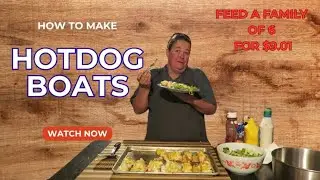 We Made Hotdog Boats for Under $10!  #strugglemeals @citygirlhomestead
