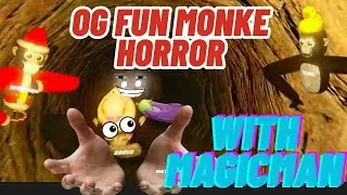 Playing meet up in OG fun monke horror with magicman 🎮🐒✨ #Gaming #Horror #Magic