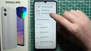 Samsung Galaxy A05: как сбросить настройки приложений