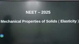 Elasticity - L1 (Revision) - NEET