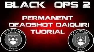 Black Ops 2: DeadShot Daiquiri Permanent Perk Tutorial [Tranzit]