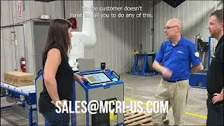 Easy Programming on a Cobot Palletizer
