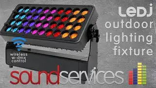 LEDJ QX40 Exterior IP65 Rated DMX Lighting Fixture