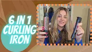 6 in 1 Curling Iron, 3 Barrel Curling Iron Set with Curling Brush