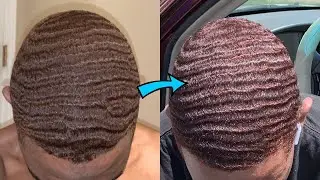 How To Break FORKS And Get FLAWLESS 360 Waves! *VERTICAL BRUSHING METHOD*