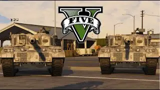 GTA V Mods - Roubando tanque de guerra / Car steal missions