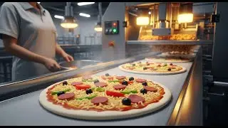 How Pizza Is Mass Produced in Modern Factories | Inside Industrial Pizza Production