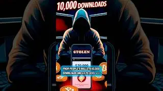 🚨 Fake Crypto Wallet Steals $70K!  | Crypto Scams Explained 🚨 #shorts #crypto #blockchain