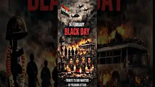 14 February🖤Black Day Status ! Pulwama Attack ! Army Status! #statuscration #pulwamaattack