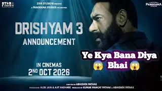 Drishyam 3 Announcement: The Most Important Movie of Our Time | Filmy nazar | Yogi Bolta hai 