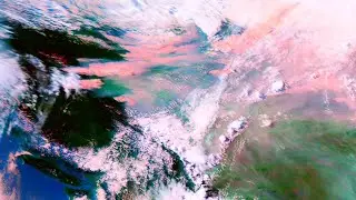 Satellite animation of 2023 Canadian Wildfires in 8K resolution (June 6 to June 12)