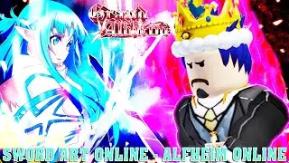 Roblox &ndash; THẾ GIỚI ALFHEIM ONLINE! T&Ocirc;I LẬP ĐỘI CHINH PHỤC DUNGEON SĂN TR&Ugrave;M RỒNG XƯƠNG &ndash; Grand Alfheim