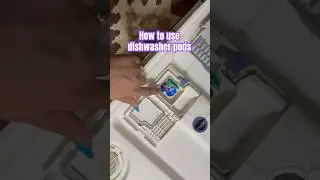 How to Use Dishwasher Pods| The Right Way to use Dishwasher Pods| cascade platinum pods use| #shorts