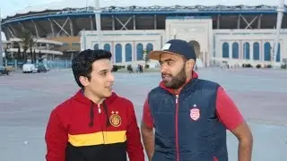 مواجهة بين محب من النادي الإفريقي ومحب من الترجي الرياضي التونسي