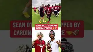 Sean O'Malley linked up with Kyler Murray and the Arizona Cardinals 🏈 #shorts