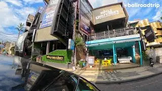 VR 360 View Driving in Bali : Jl. Legian Kuta street vibes at 4 pm / Bali February 2024