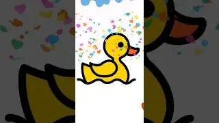 Let's Draw a Duck. #shorts #short #kids #drawing