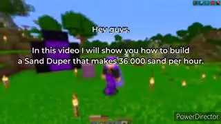 Minecraft Sand Duper - 36,000 Items/Hour - Duplicate any Gravity Block - 1.16/1.15