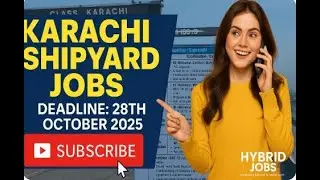 👉 KSEW Karachi Shipyard Jobs 2025 | Apply Before 28 Oct