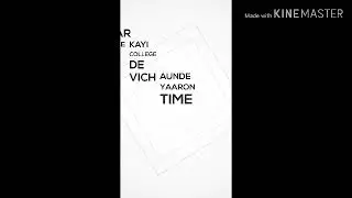 Yarr gegree kusti degree hindi lyrics video