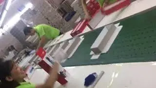 paper cardboard box by hand and machine