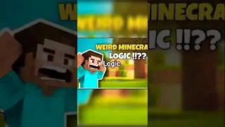 weird Minecraft Logic 💀💀 #minecraft #roblox #lokecraft #shorts#trendingshorts #viralshort#tecnogamer