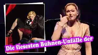 HELENE FISCHER, BEYONC&Eacute;, MADONNA UND LADY GAGA Die fiesesten B&uuml;hnen Unf&auml;lle der Superstars