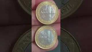 💫MOEDA ESPECIAL BC 50 ANOS PROCURADAS POR COLECIONADORES QUEM J&Aacute; SE DEU BEM MOEDA COBI&Ccedil;ADA