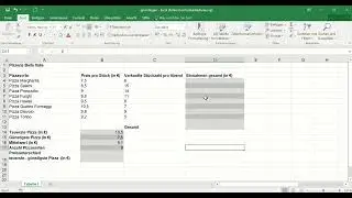 Formeln in Excel