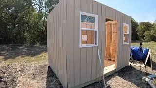Building A New Farm Garden Shed, Pt  5: Hanging Siding